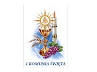 BEZGLUTENOWY Opłatek do tortów komunijnych 0,012 g SZABLON 3
